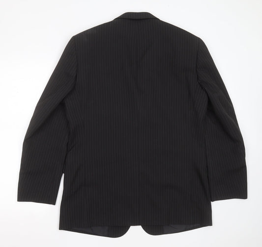 Mens UK Size 42 Taylor & Wright Regular Black Suit Jacket