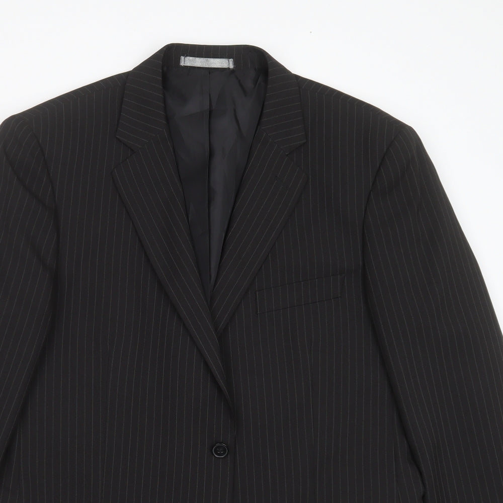 Mens UK Size 42 Taylor & Wright Regular Black Suit Jacket