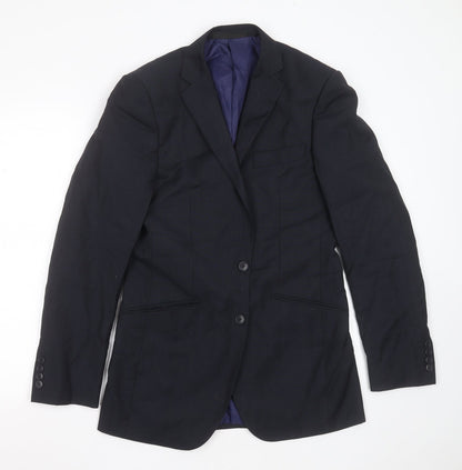 Mens UK Size 36 Marks and Spencer Regular Blue Suit Jacket