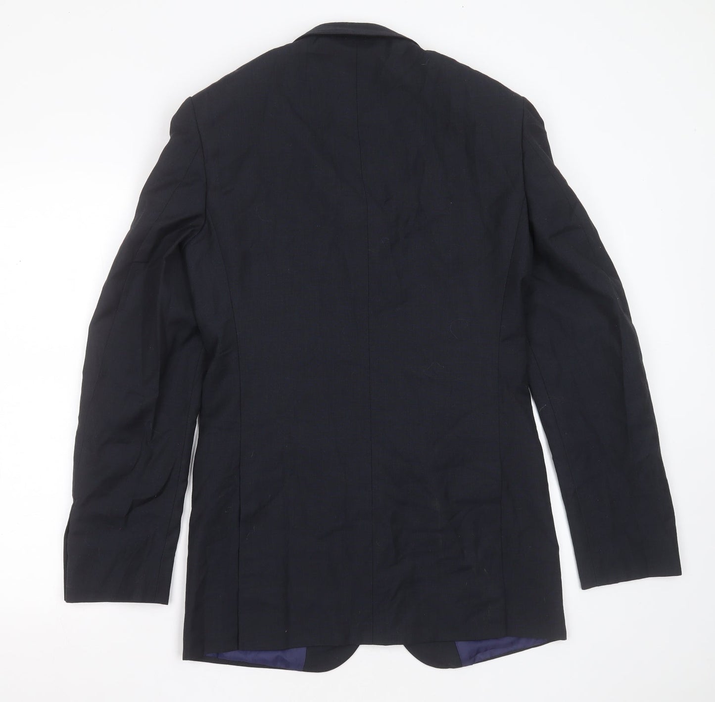 Mens UK Size 36 Marks and Spencer Regular Blue Suit Jacket