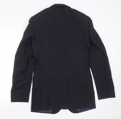 Mens UK Size 36 Marks and Spencer Regular Blue Suit Jacket