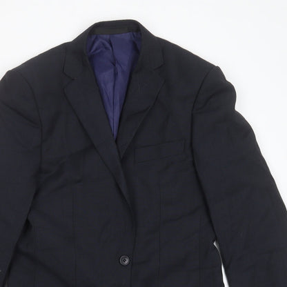 Mens UK Size 36 Marks and Spencer Regular Blue Suit Jacket