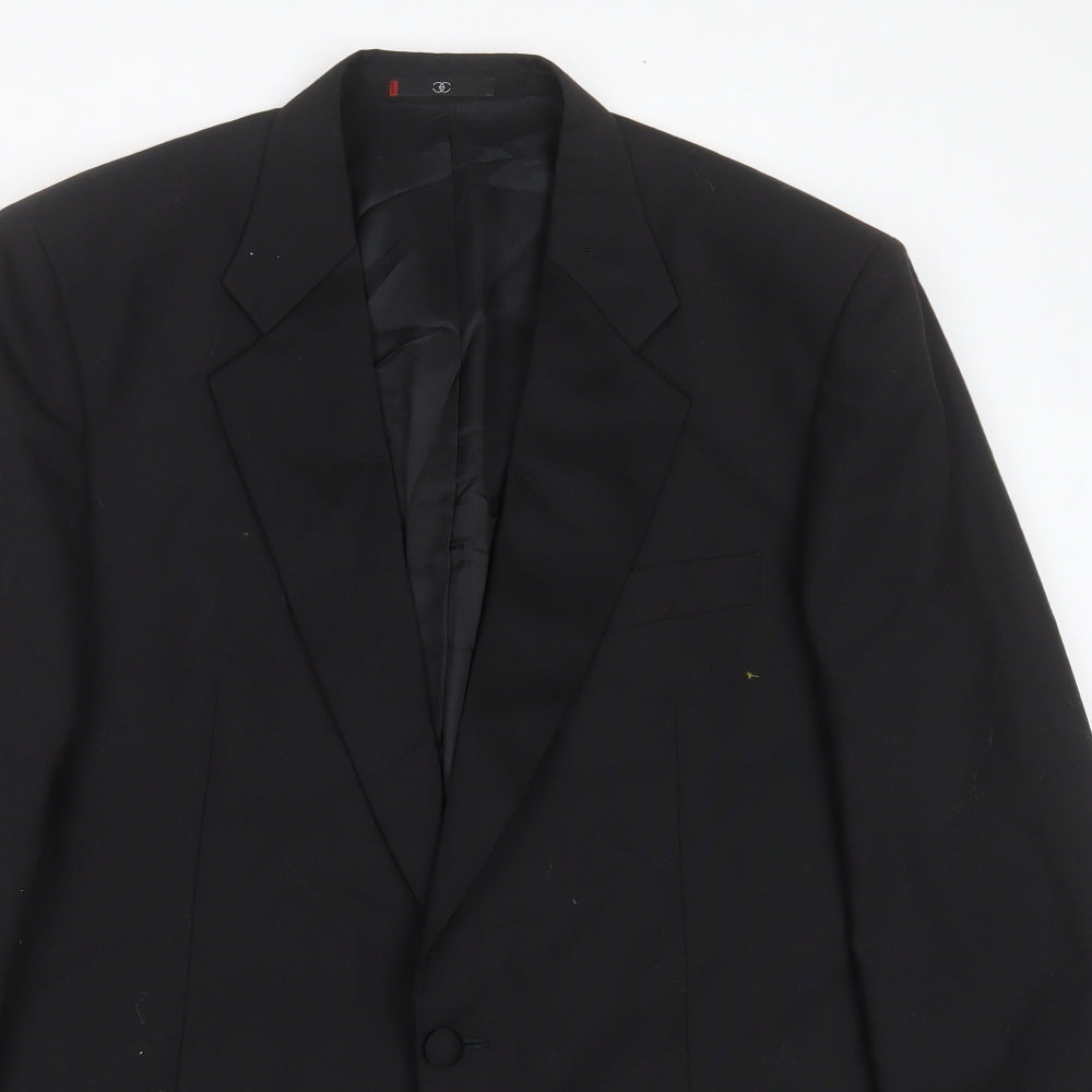 cito citterio Mens Black  Wool Jacket Suit Jacket Size 42