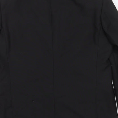 cito citterio Mens Black  Wool Jacket Suit Jacket Size 42