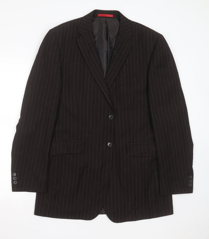 Mens UK Size 42 Burton Regular Brown Suit Jacket