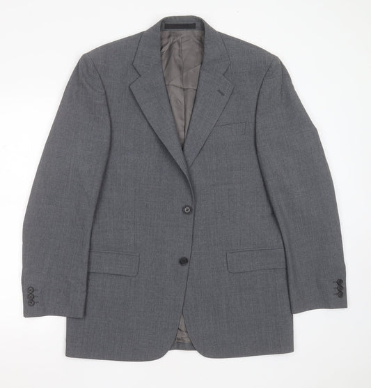 Mens UK Size 40 Marks and Spencer Regular Grey Suit Jacket