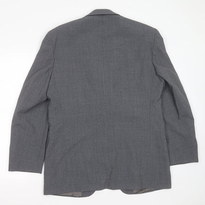 Mens UK Size 40 Marks and Spencer Regular Grey Suit Jacket