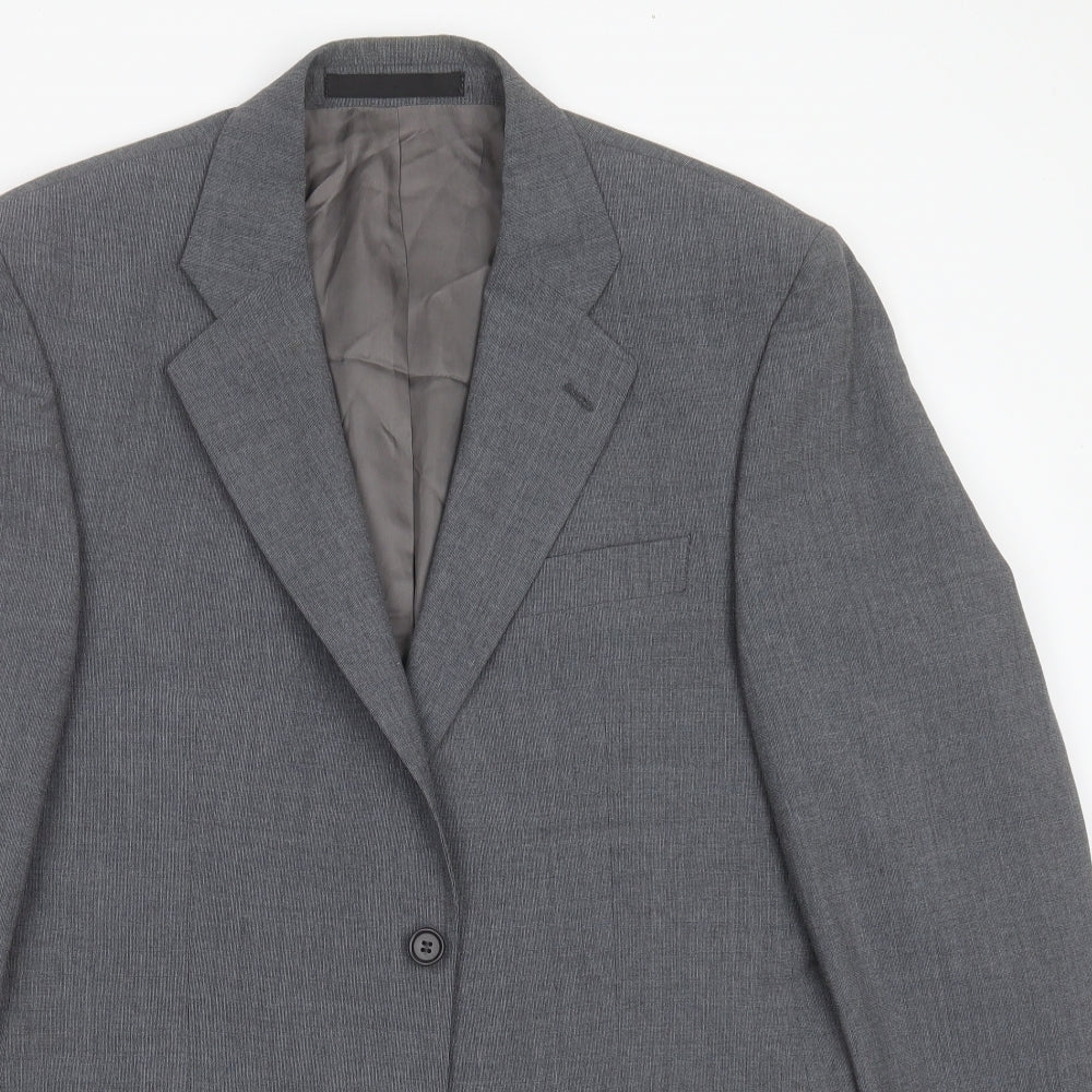 Mens UK Size 40 Marks and Spencer Regular Grey Suit Jacket