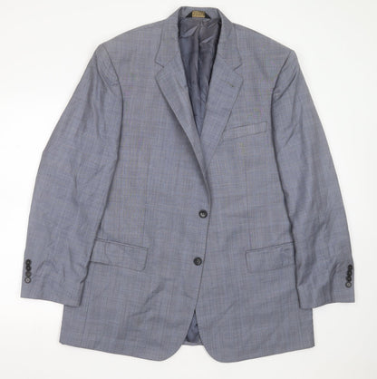 Mens UK Size 46 Jos. A. Bank Regular Blue Suit Jacket