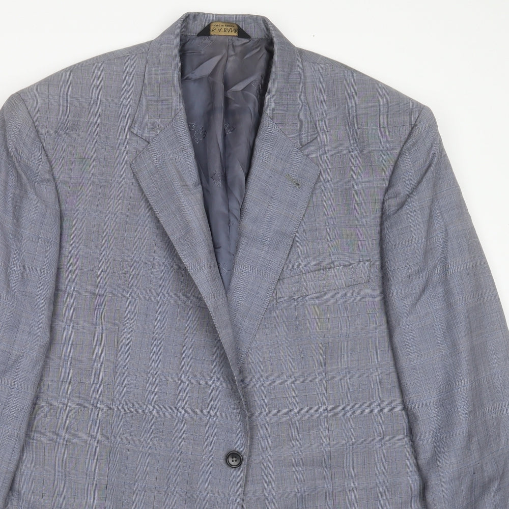 Mens UK Size 46 Jos. A. Bank Regular Blue Suit Jacket