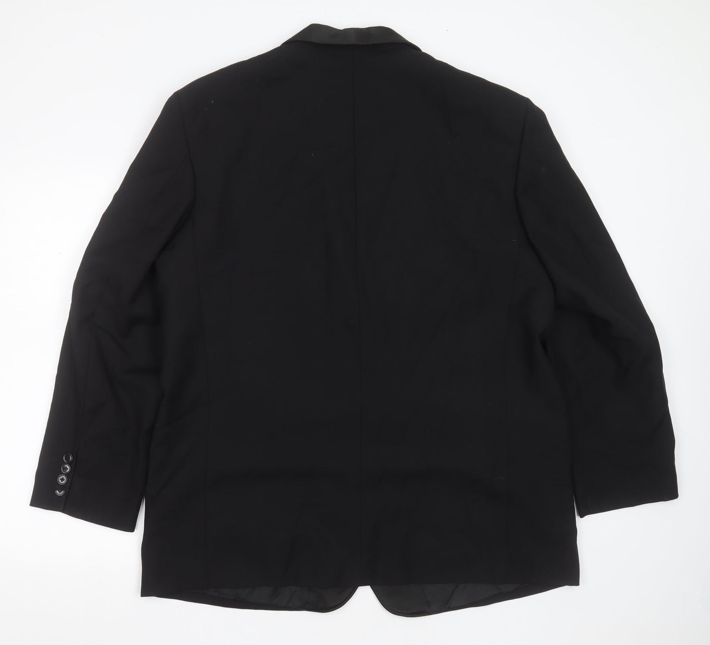Mens UK Size 46 Preworn Regular Black Suit Jacket