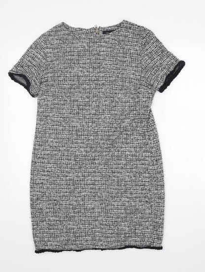New Look Womens Multicoloured  Polyester A-Line  Size 12  Crew Neck