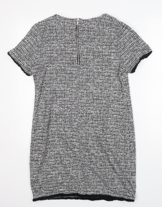 New Look Womens Multicoloured  Polyester A-Line  Size 12  Crew Neck