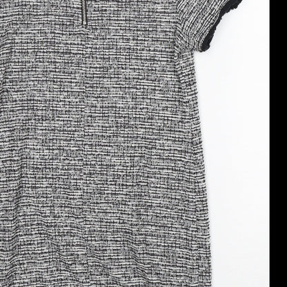 New Look Womens Multicoloured  Polyester A-Line  Size 12  Crew Neck