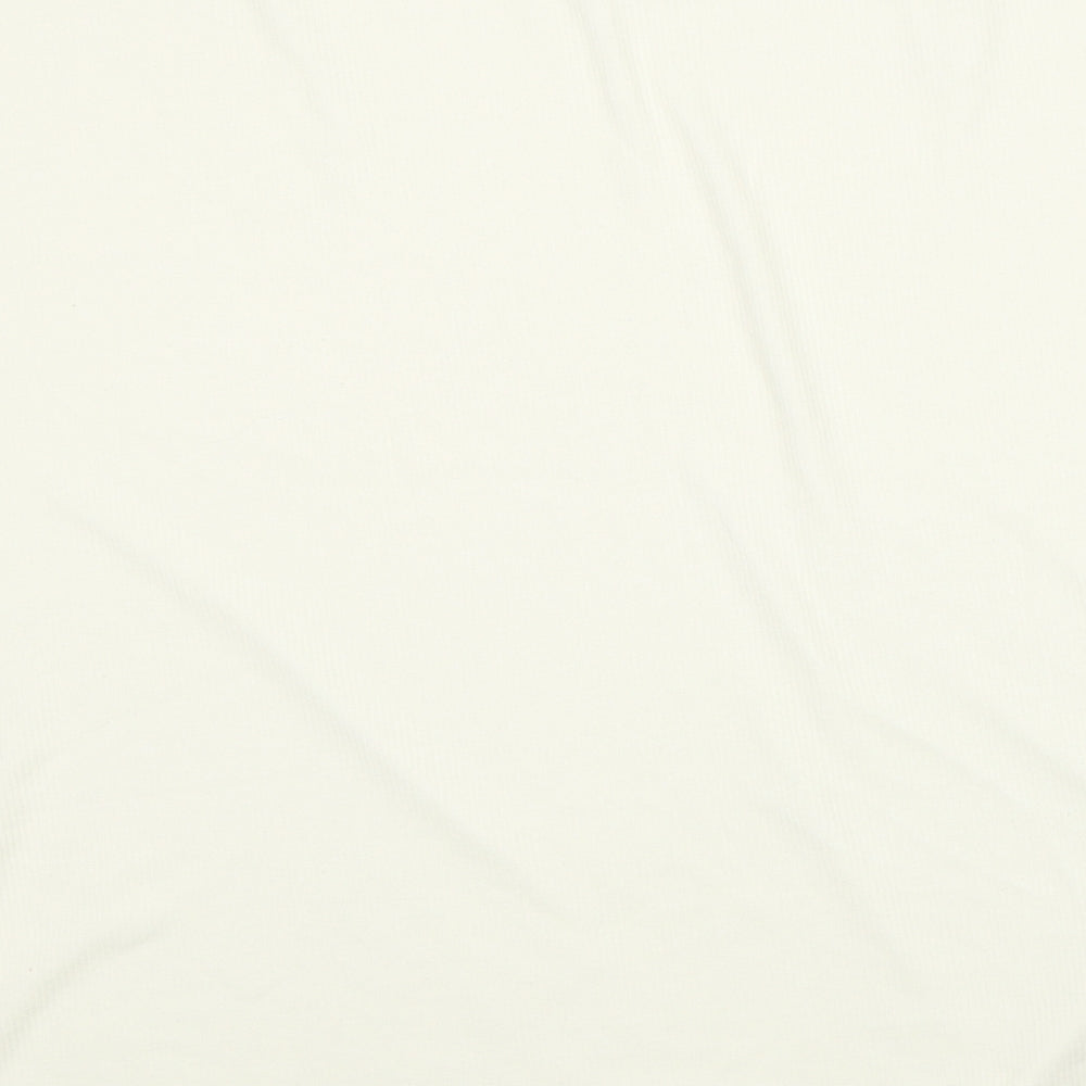 Primark Womens Ivory  Polyester Basic T-Shirt Size XL Crew Neck - very soft