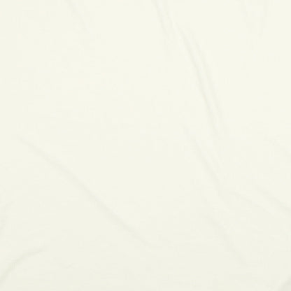 Primark Womens Ivory  Polyester Basic T-Shirt Size XL Crew Neck - very soft