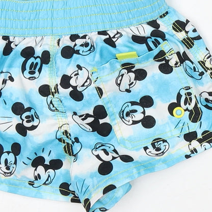 Disney Baby Blue  Polyester Jogger Trousers Size 24 Months   - Mickey