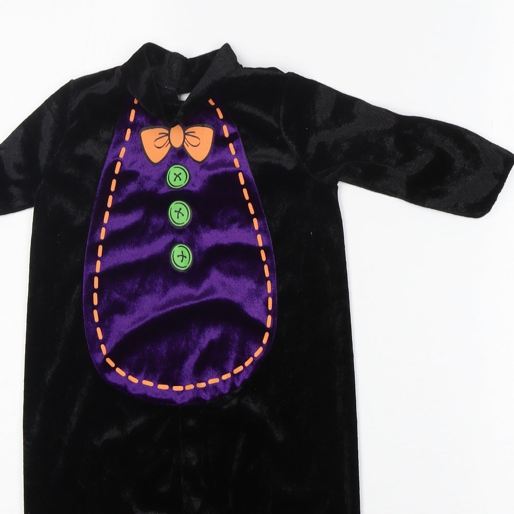 InCharacter Costumes Boys Black  Polyester Pullover Dress Shirt One Size Crew Neck  - Halloween