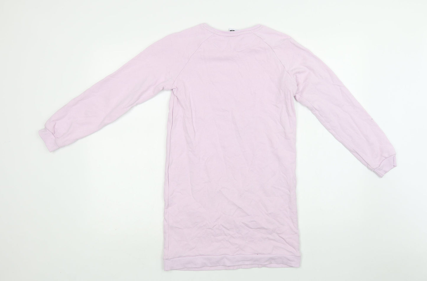 George Girls Purple  Cotton Tunic Sweatshirt Size 11-12 Years