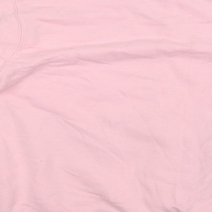 Just Hoods Girls Pink  Cotton Pullover Sweatshirt Size 12 Years