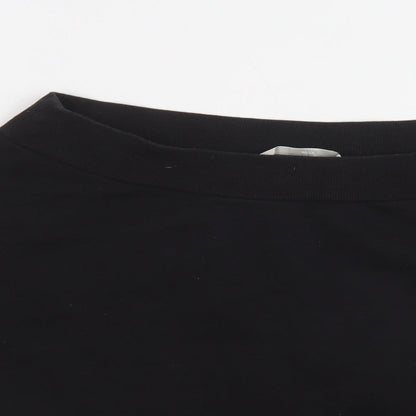 H&M Womens Black  Polyester Pullover Sweatshirt Size M