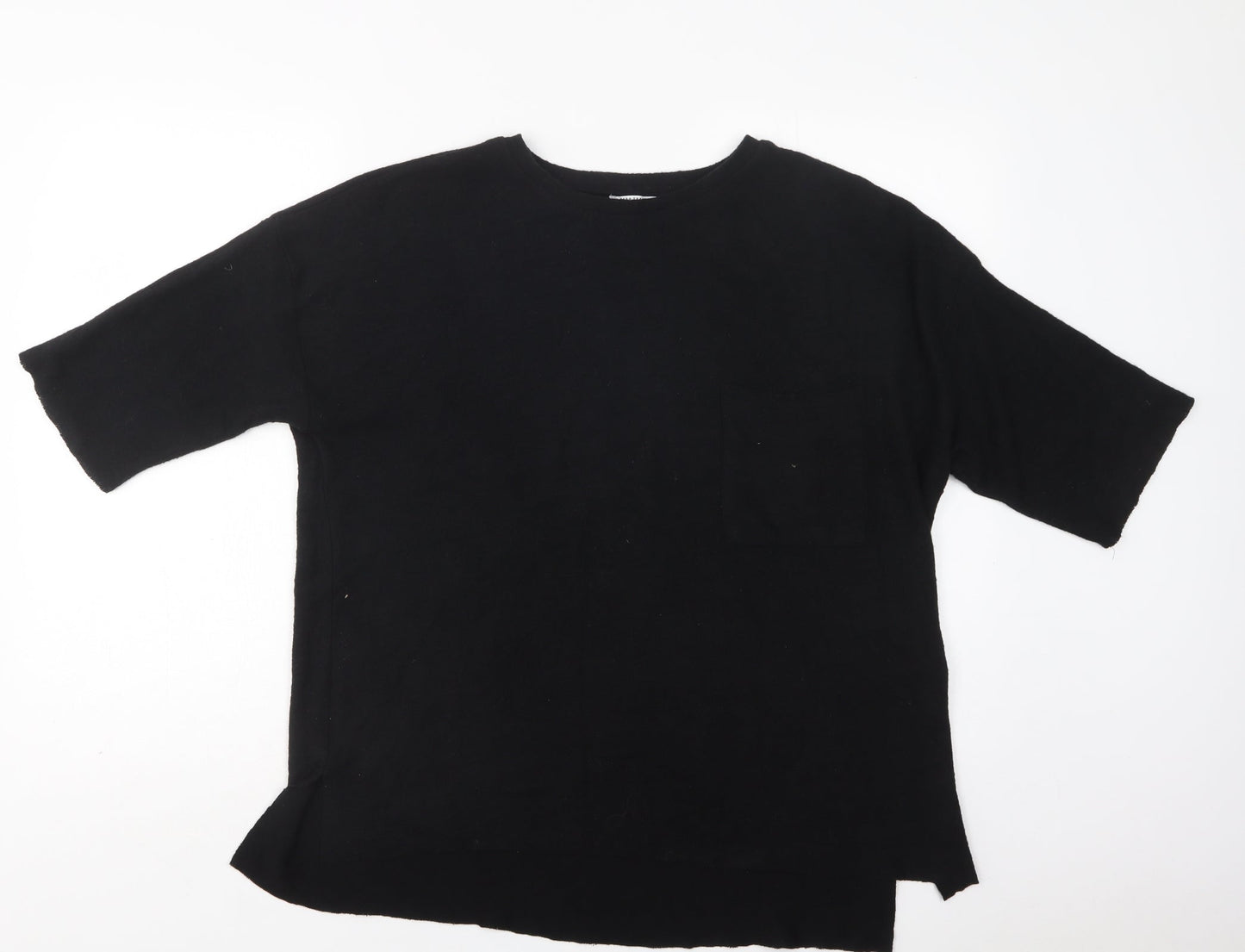 Womens UK Size S Zara Black Pullover Jumper