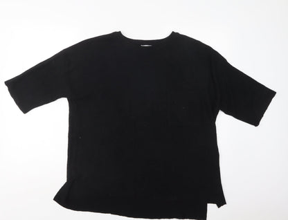 Womens UK Size S Zara Black Pullover Jumper