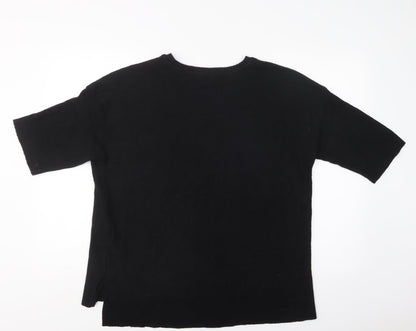 Womens UK Size S Zara Black Pullover Jumper