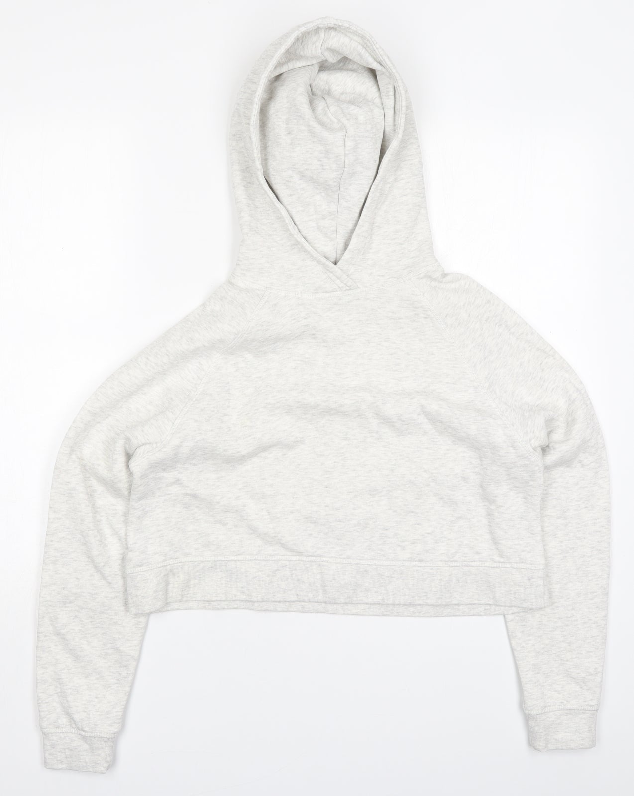 H&M Womens Grey  Cotton Pullover Hoodie Size XS  Pullover
