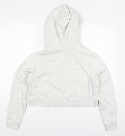 H&M Womens Grey  Cotton Pullover Hoodie Size XS  Pullover