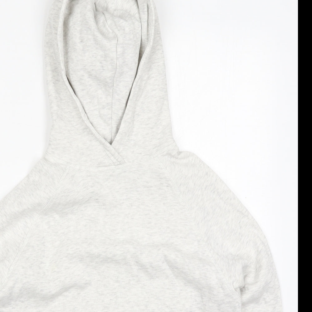 H&M Womens Grey  Cotton Pullover Hoodie Size XS  Pullover