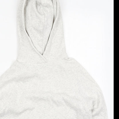 H&M Womens Grey  Cotton Pullover Hoodie Size XS  Pullover