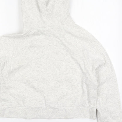 H&M Womens Grey  Cotton Pullover Hoodie Size XS  Pullover