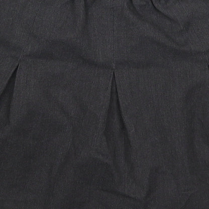 George Girls Grey  Polyester Skater Skirt Size 8-9 Years  Regular Zip