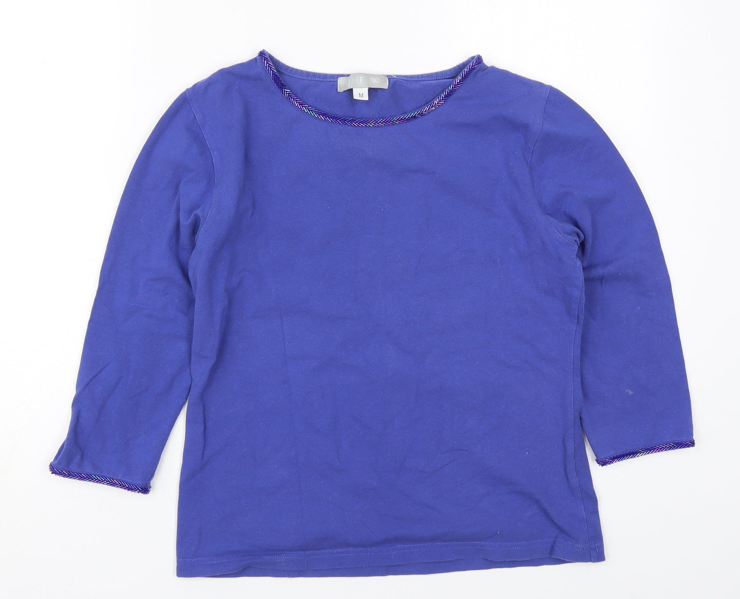 Womens UK Size M JFW Blue Basic T-Shirt