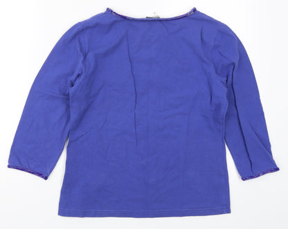 Womens UK Size M JFW Blue Basic T-Shirt