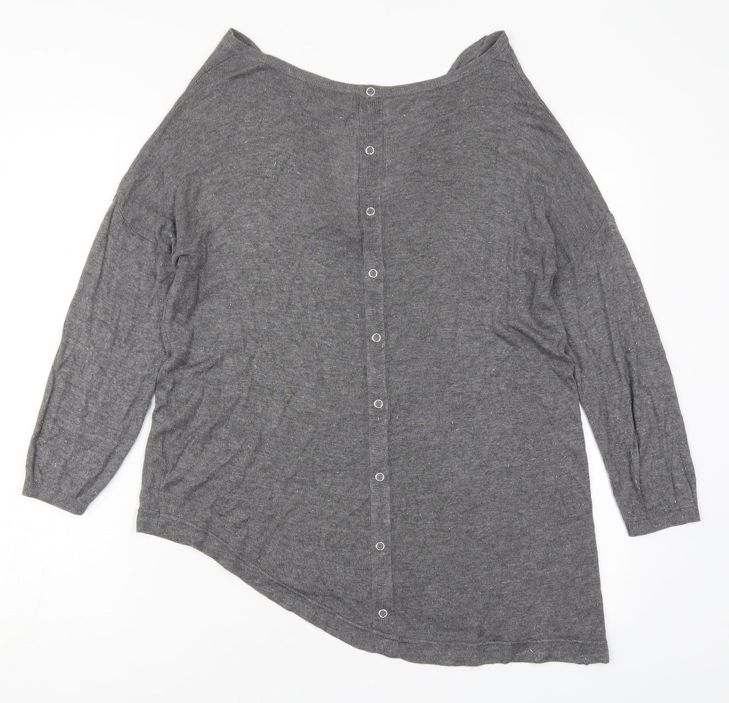 Womens UK Size 10 NEXT Grey Pullover Jumper