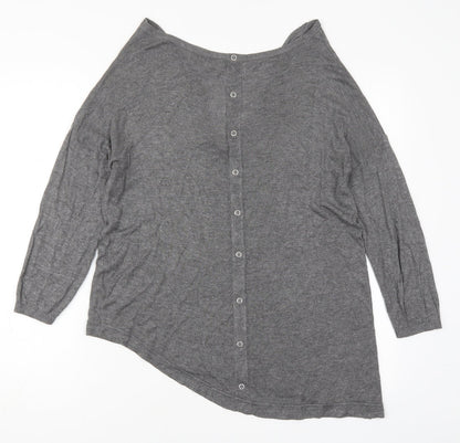 Womens UK Size 10 NEXT Grey Pullover Jumper