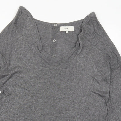 Womens UK Size 10 NEXT Grey Pullover Jumper