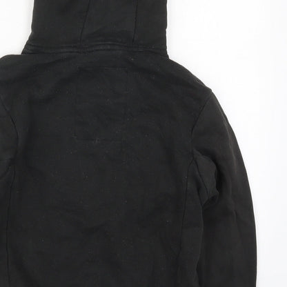 Ripstop Boys Black  Cotton Pullover Hoodie Size S  Pullover