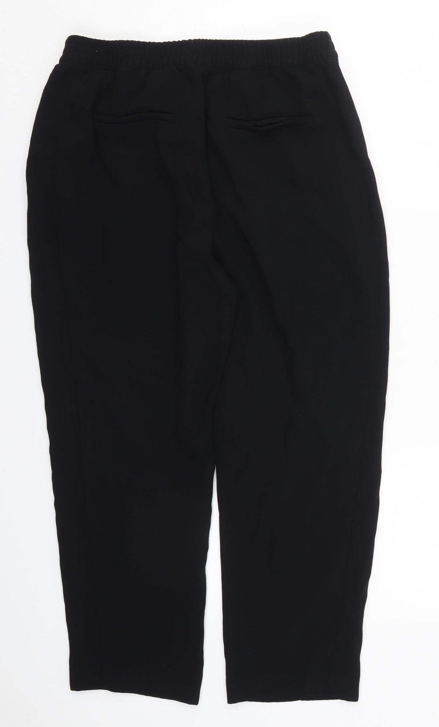 Womens UK Size 14 Marks and Spencer Regular Fit  Black Trousers