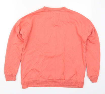 Pep&Co Womens Pink  Cotton Pullover Sweatshirt Size S  Pullover - Be Nice Be Fearless