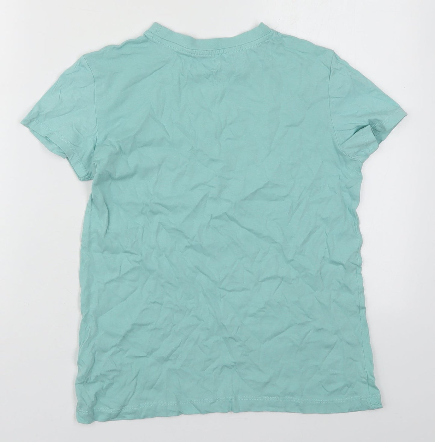 Primark Womens Green  Cotton Top Pyjama Top Size 6   - California