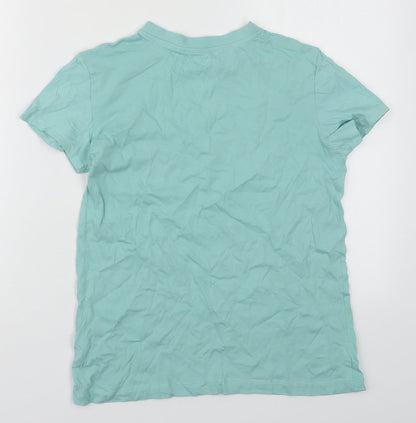 Primark Womens Green  Cotton Top Pyjama Top Size 6   - California