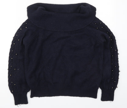 Womens UK Size XS NEXT Blue Pullover Jumper