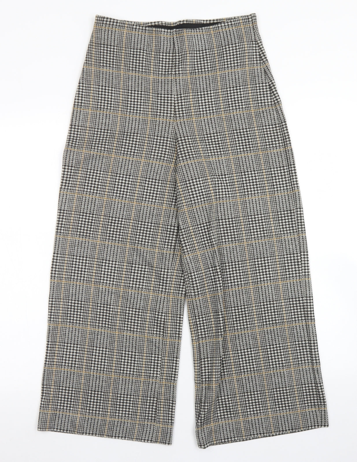 Womens UK Size S H&M Regular Fit Dress Pants Brown Trousers