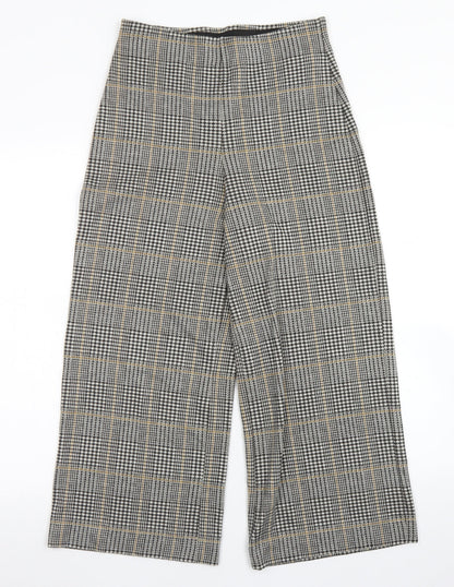 Womens UK Size S H&M Regular Fit Dress Pants Brown Trousers