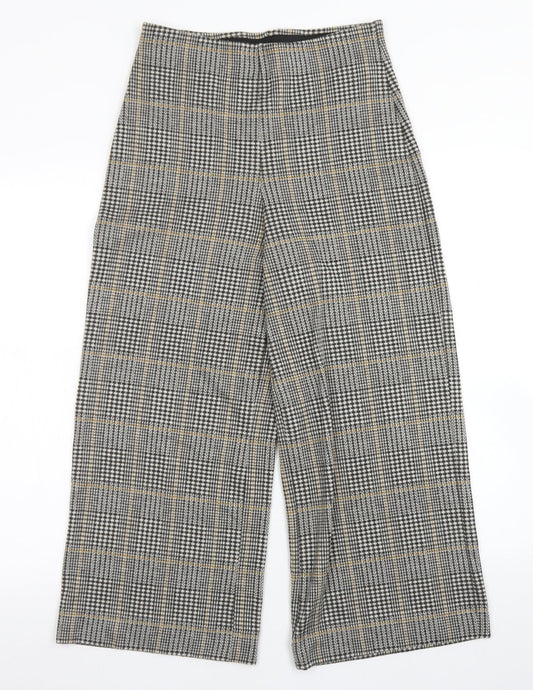 Womens UK Size S H&M Regular Fit Dress Pants Brown Trousers