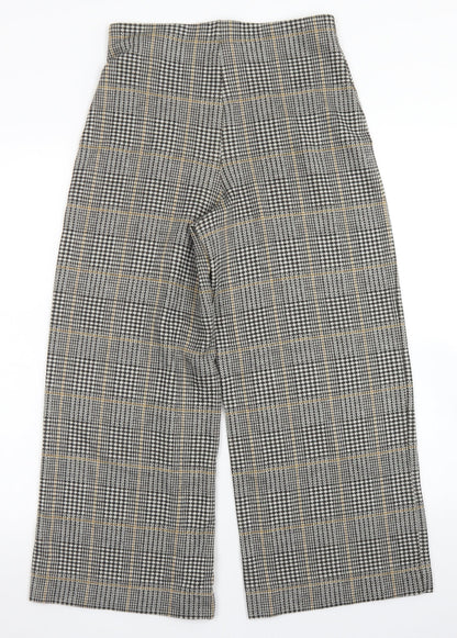 Womens UK Size S H&M Regular Fit Dress Pants Brown Trousers