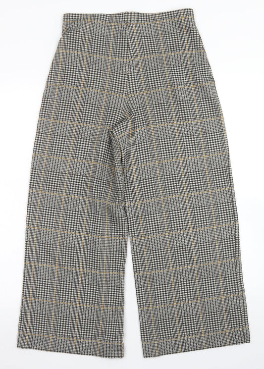 Womens UK Size S H&M Regular Fit Dress Pants Brown Trousers